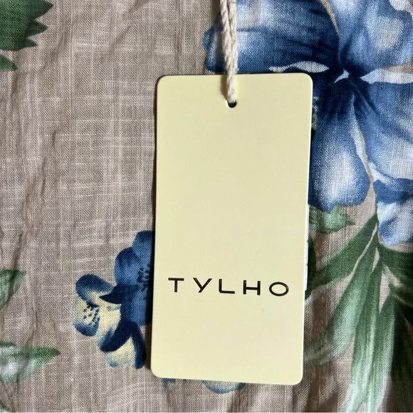 NWT Tylho Floral Cotton Midi Dress Size Small - Picture 11 of 12